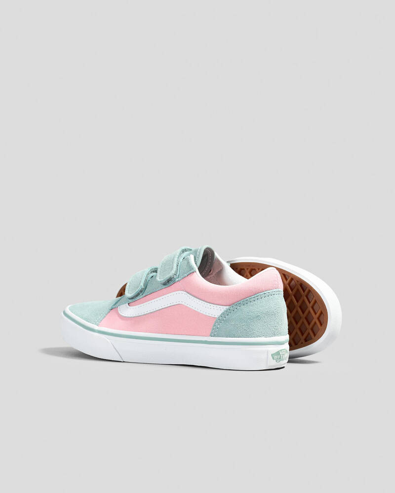 Vans Girls' Old Skool V 2-Tone for Womens