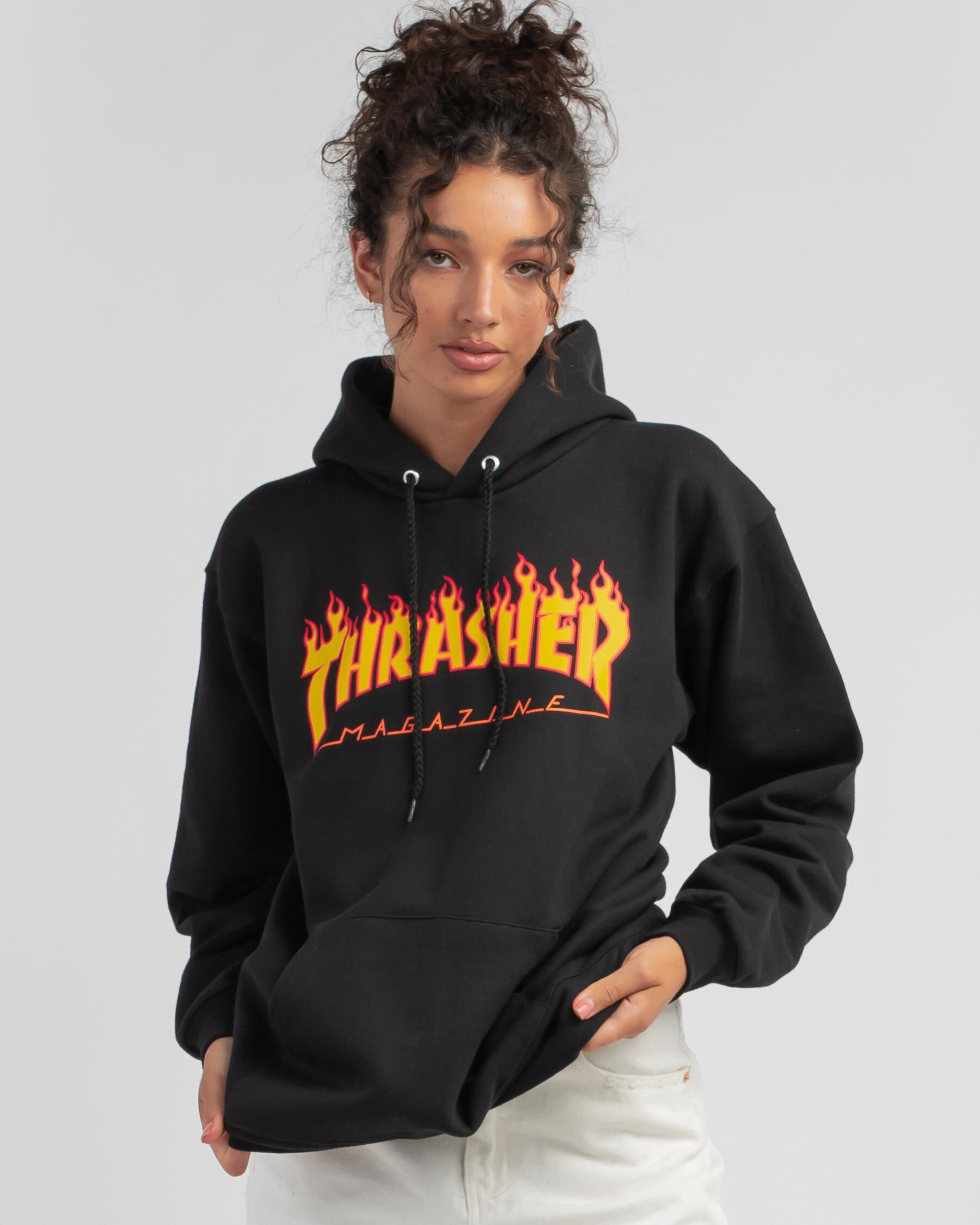 thrasher hoodie city beach