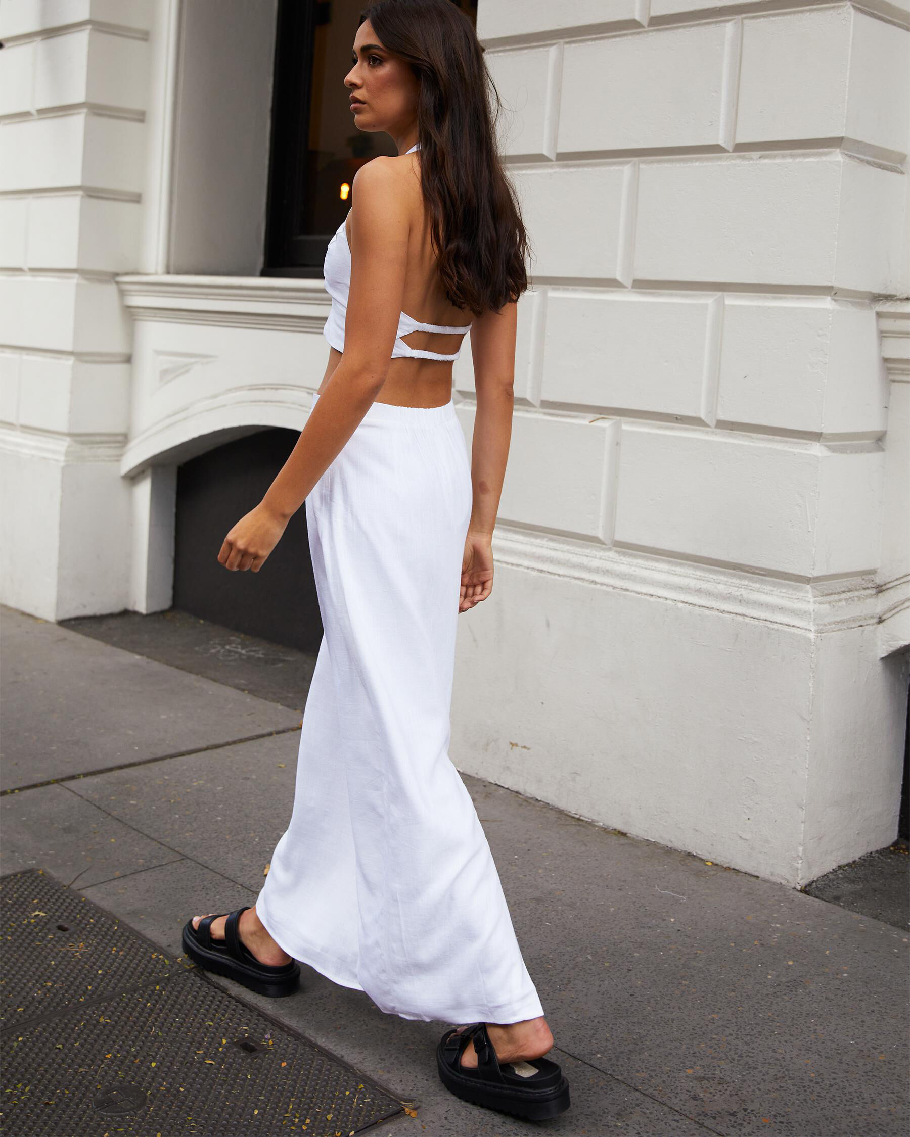 White maxi shop skirt xl