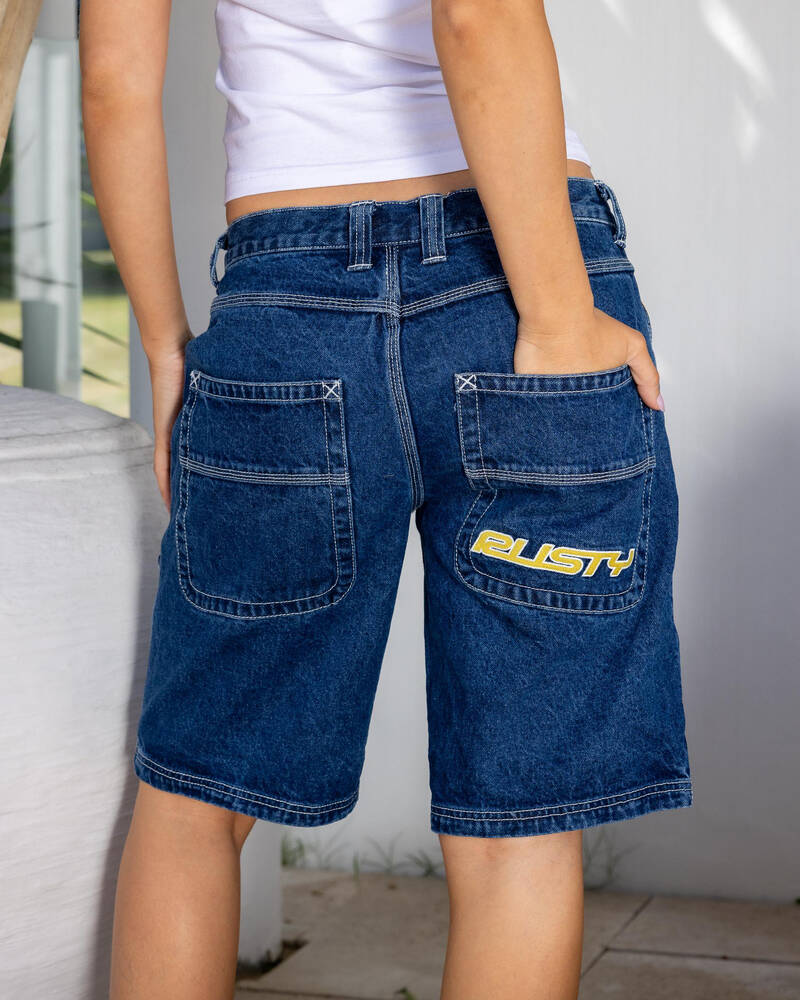 Rusty Flip Mommy Denim Shorts for Womens