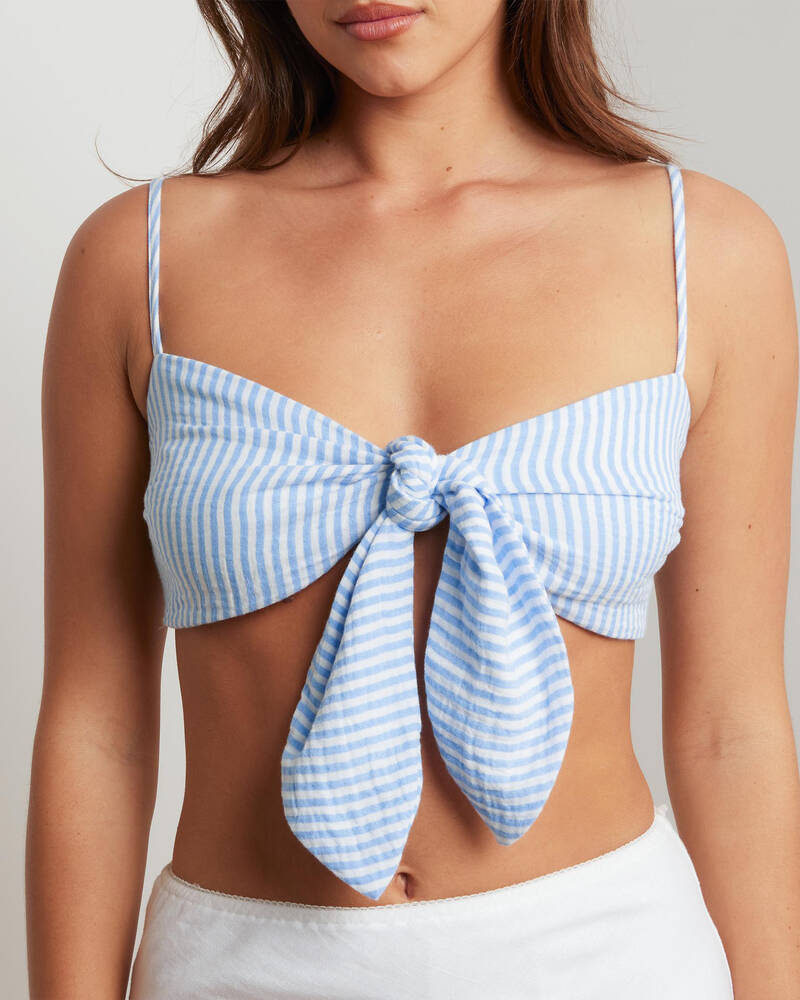 Mooloola Sailor Tie Top for Womens