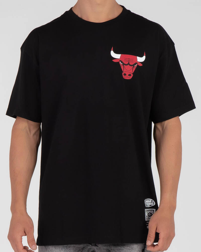 Mitchell & Ness Chicago Bulls Retro Repeat T-Shirt for Mens