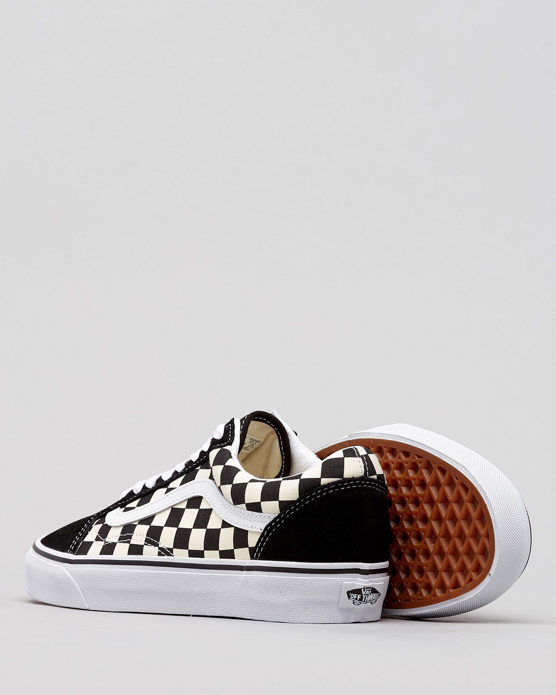 Baby blue checkerboard on sale vans old skool