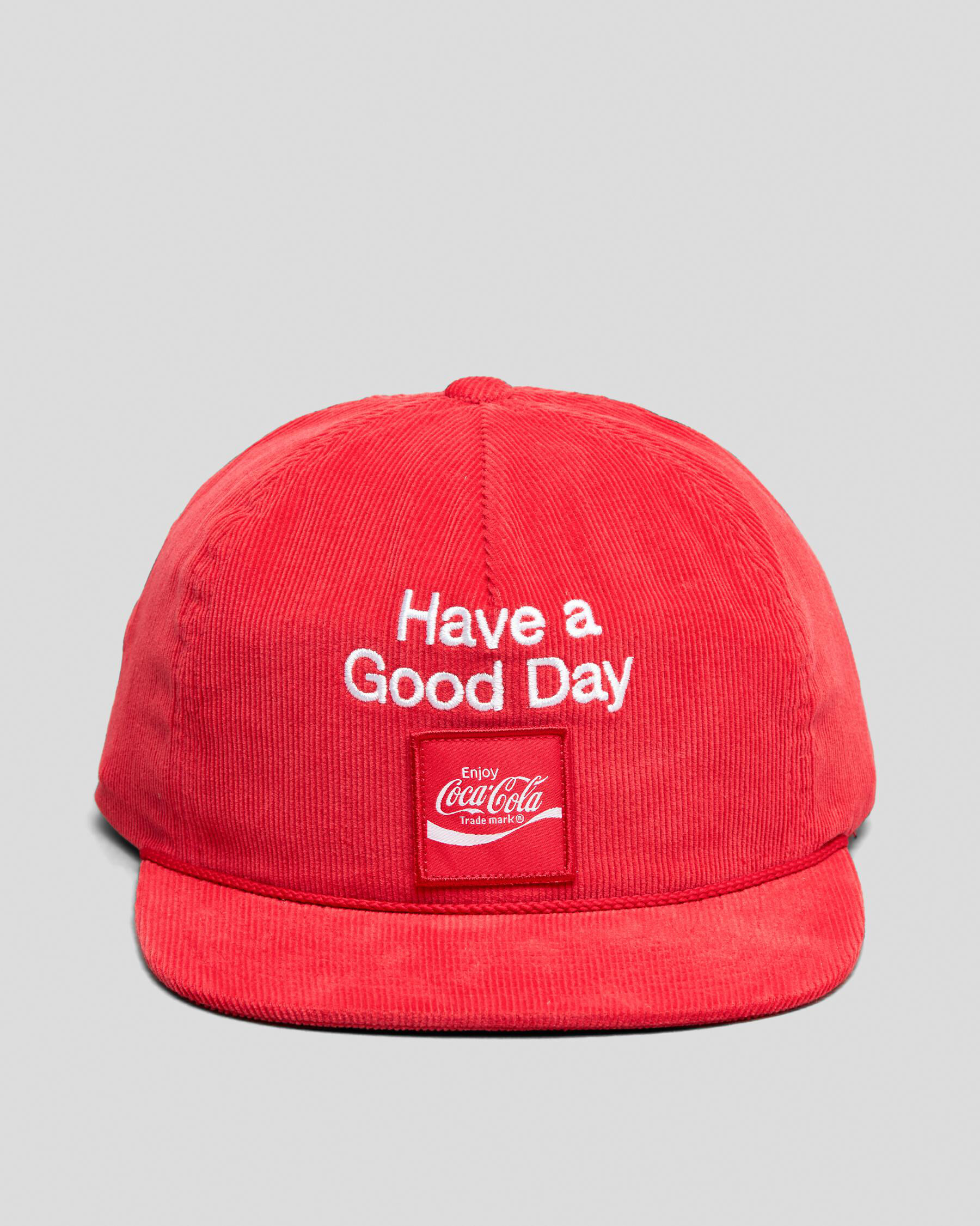 Brixton Coca Cola Good Day HP Cap In Coke Red - FREE* Shipping