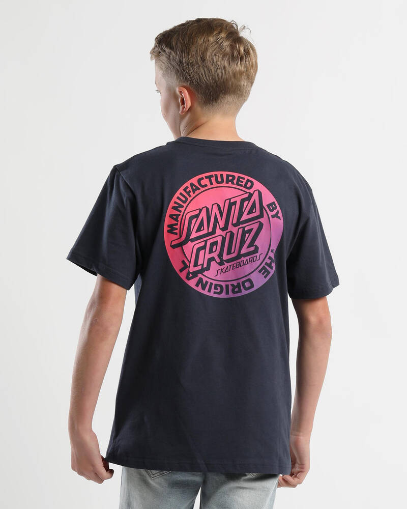 Santa Cruz Boys' MFG Dot Fade T-Shirt for Mens