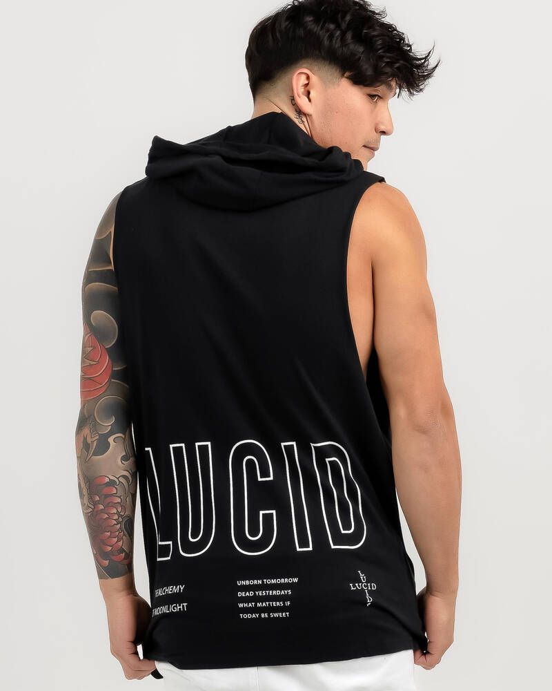 Lucid Monarch Hooded Muscle Tank for Mens