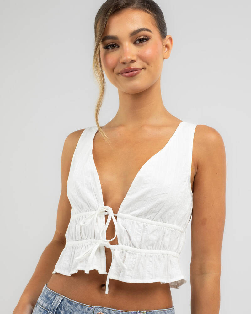 Mooloola Stevie Tie Up Cami Top for Womens