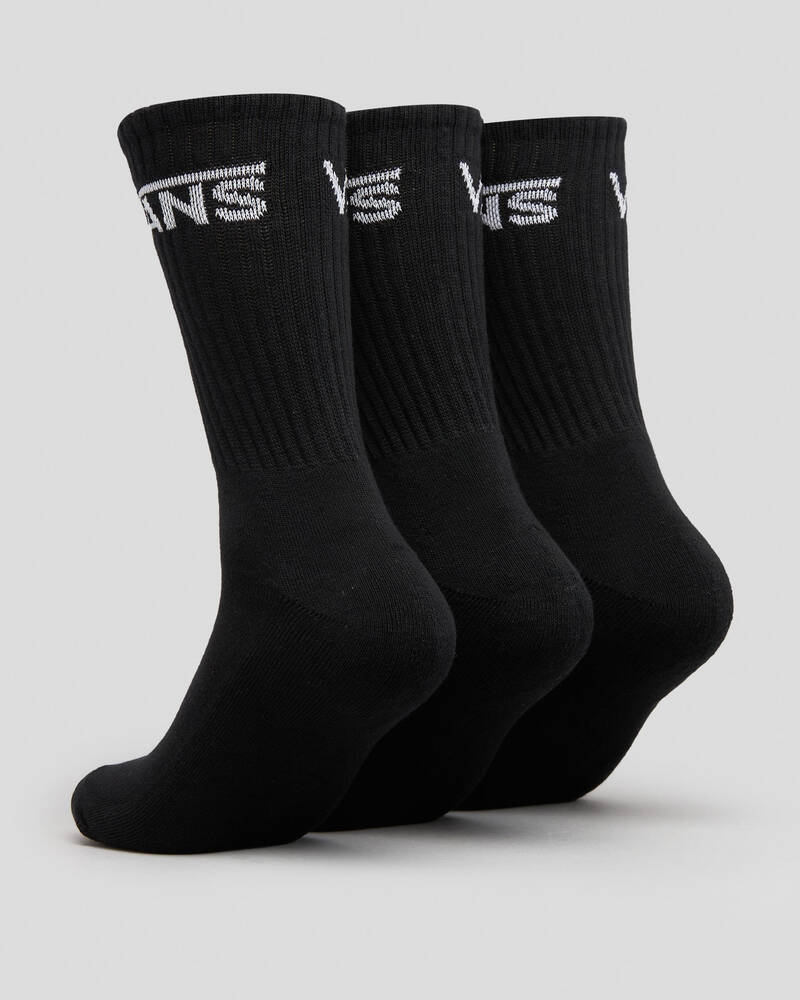 Vans Boys' Classic Crew Socks 3 Pack for Mens