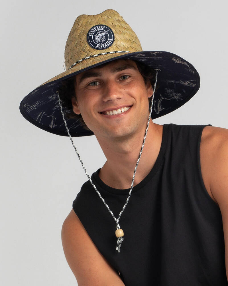 Salty Life Trawler Straw Hat for Mens