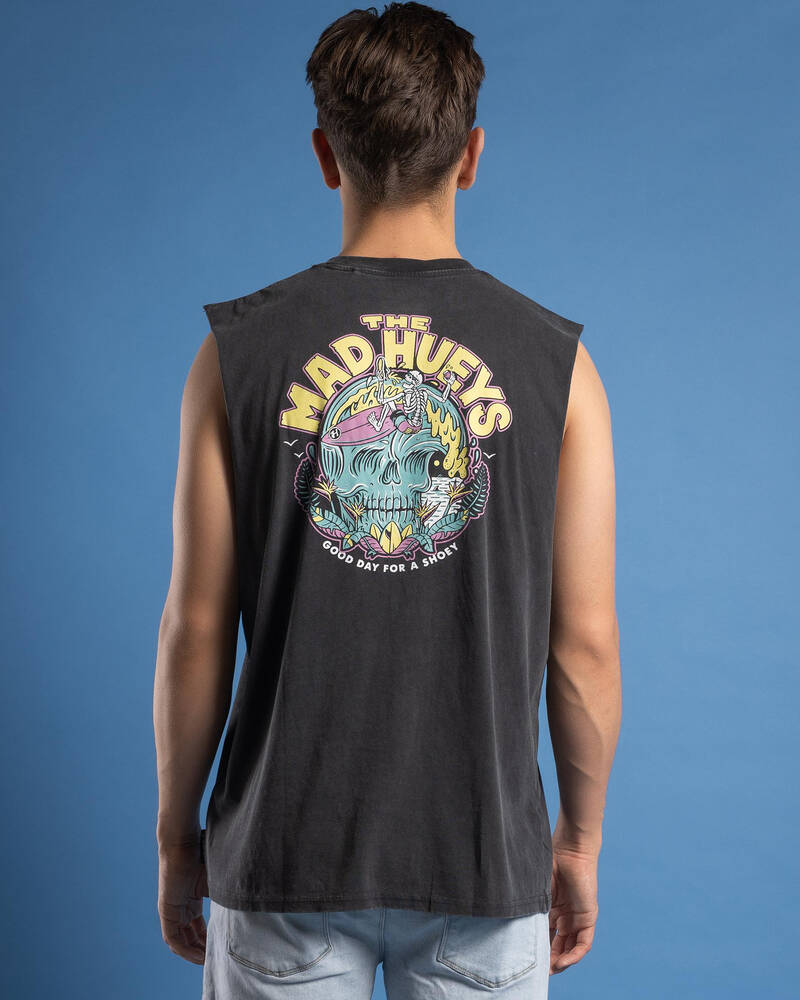 The Mad Hueys Shoey Wave Muscle Tank for Mens