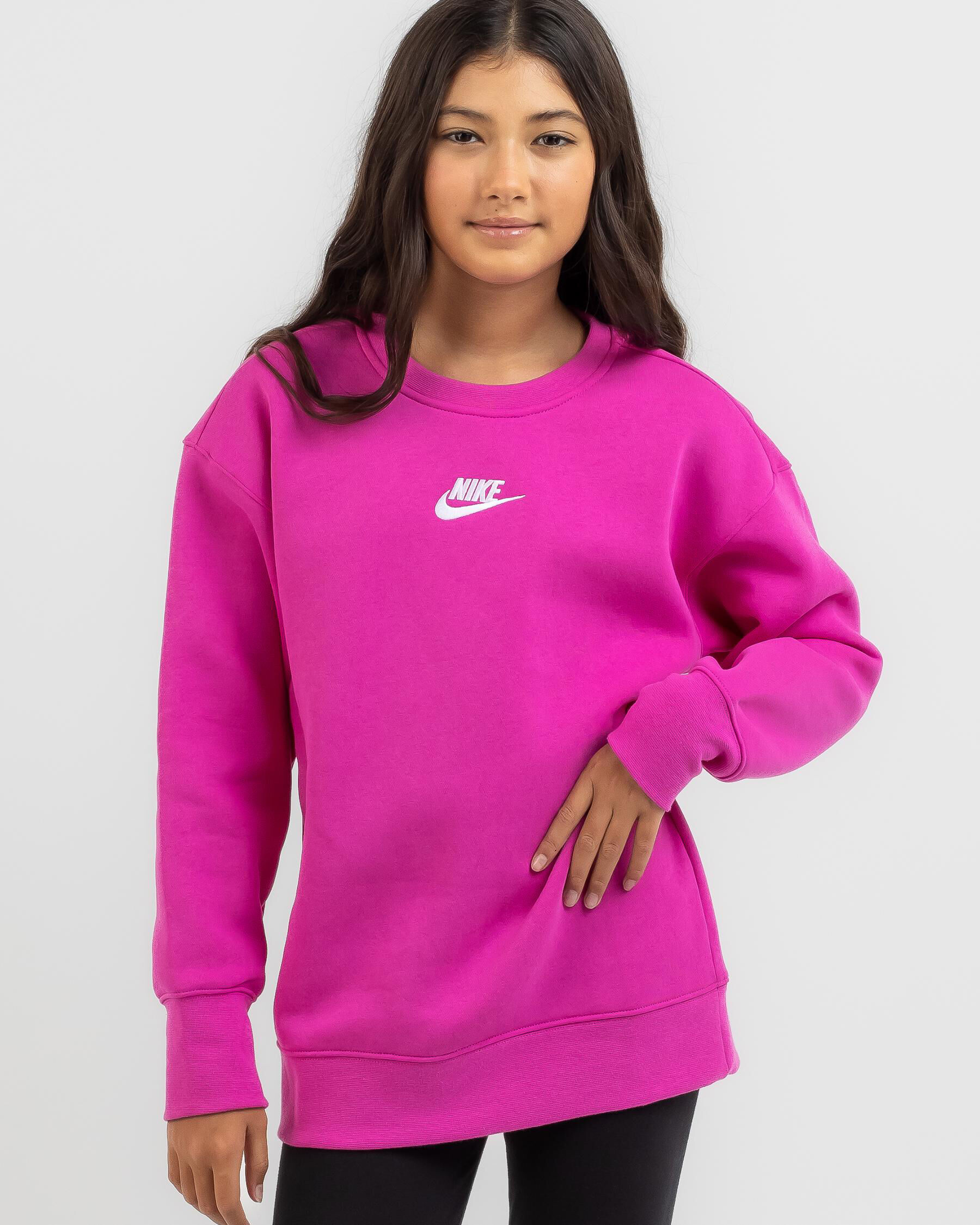 Nike jumper womens discount pink