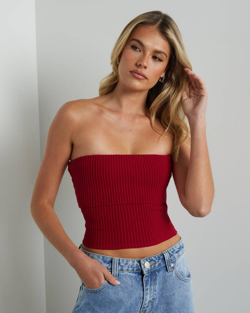 Ava And Ever Emma Knit Tube Top for Womens