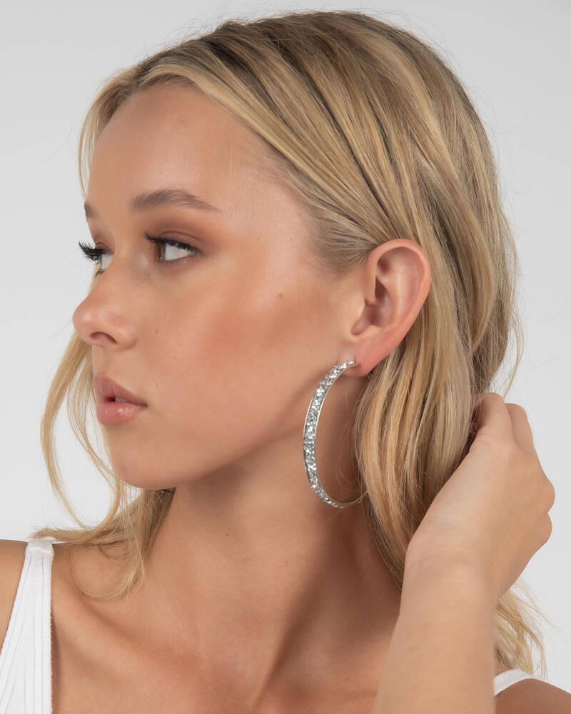 Karyn In LA Beyonce Hoop Earrings for Womens