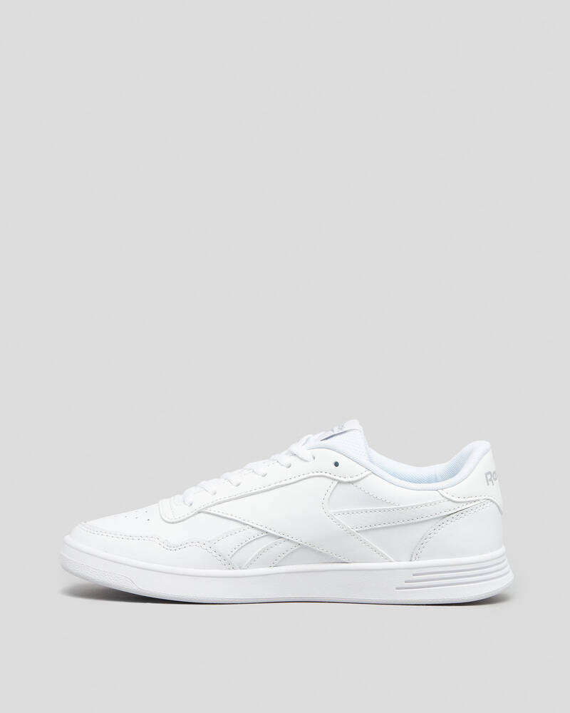 Shop Reebok Womens Court Advance Shoes In Ftwr White/ftwr White/cold ...