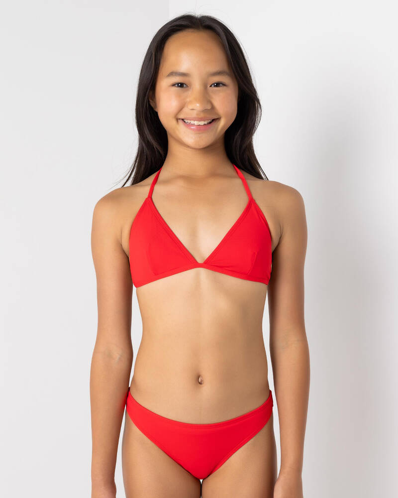 Topanga Girls' Coco Fixed Triangle Bikini Set for Womens