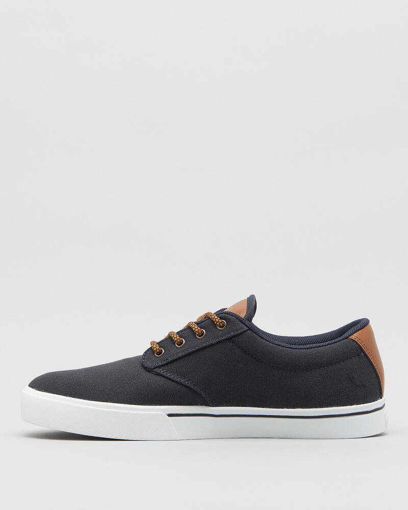Shop Etnies Jameson 2 Eco Shoes In Navy/tan/white - Fast Shipping ...