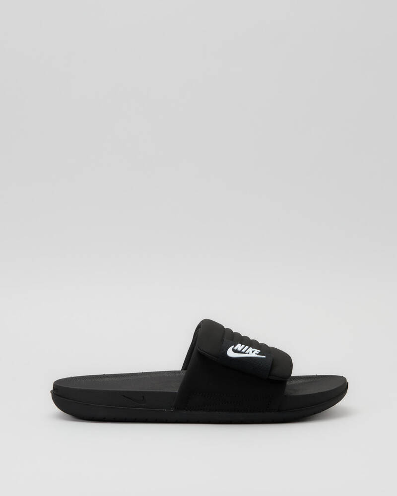 Nike OffCourt Adjust Slides In Black/white-black - FREE* Shipping