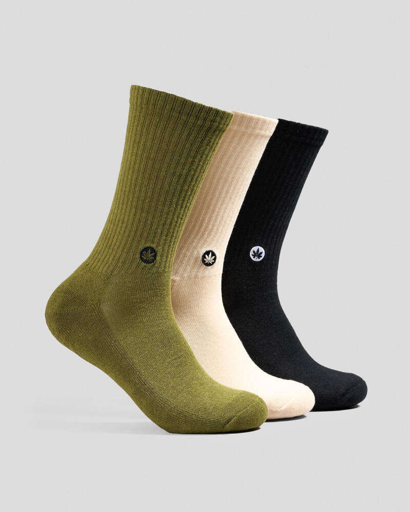 Skylark 420 Hemp Socks 3 Pack for Mens