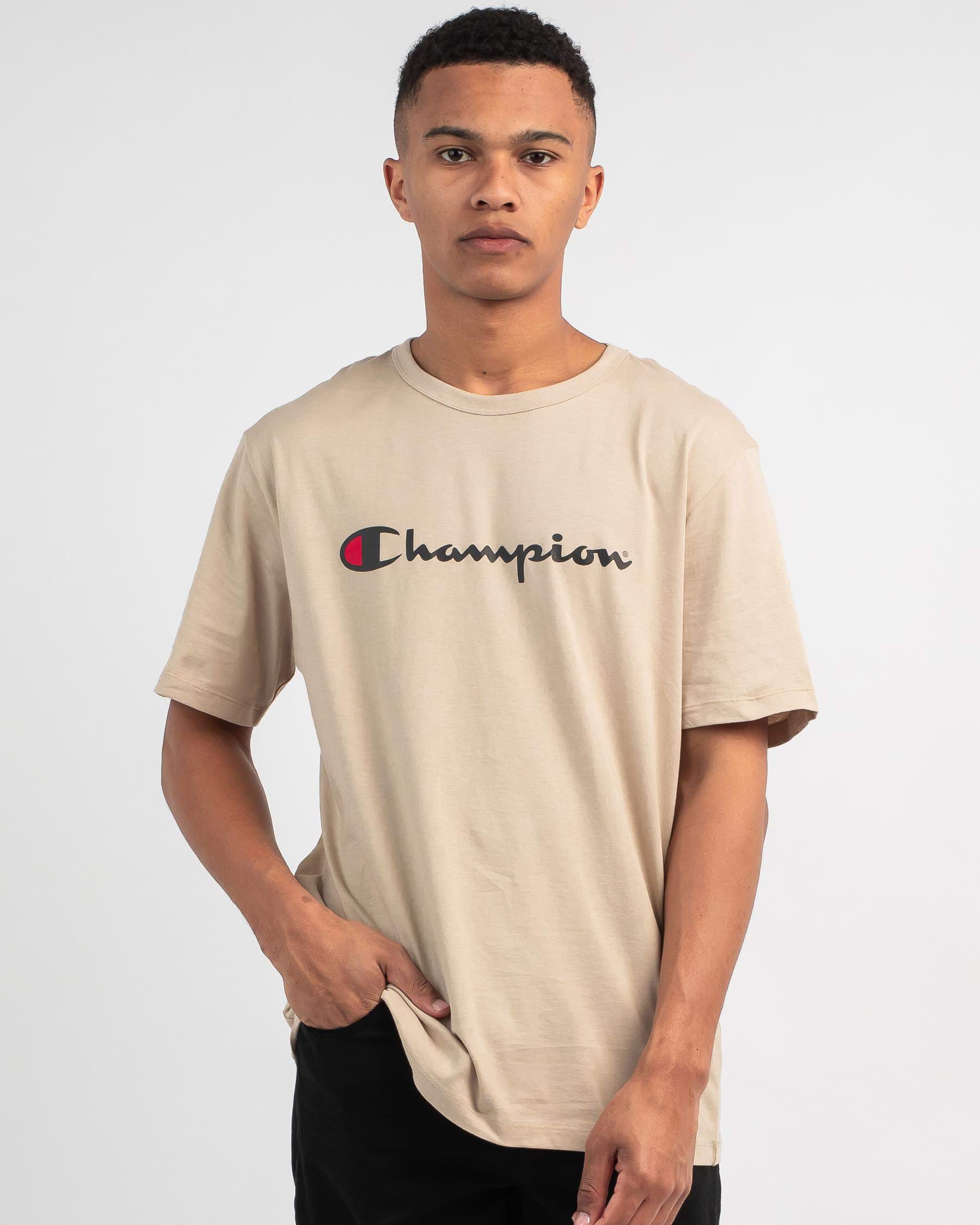 Champion t shirt store khaki