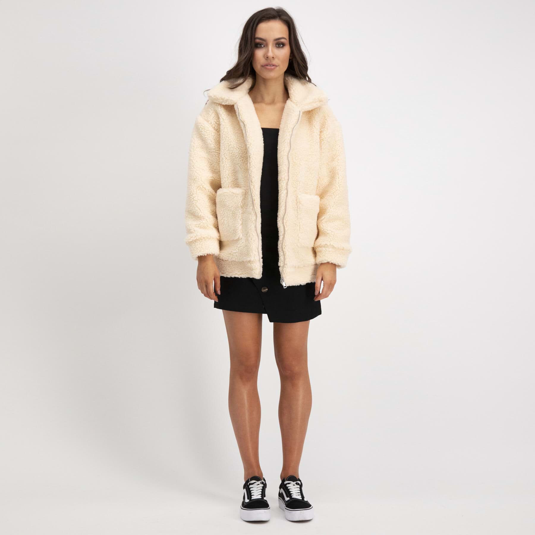 City beach shop teddy jacket