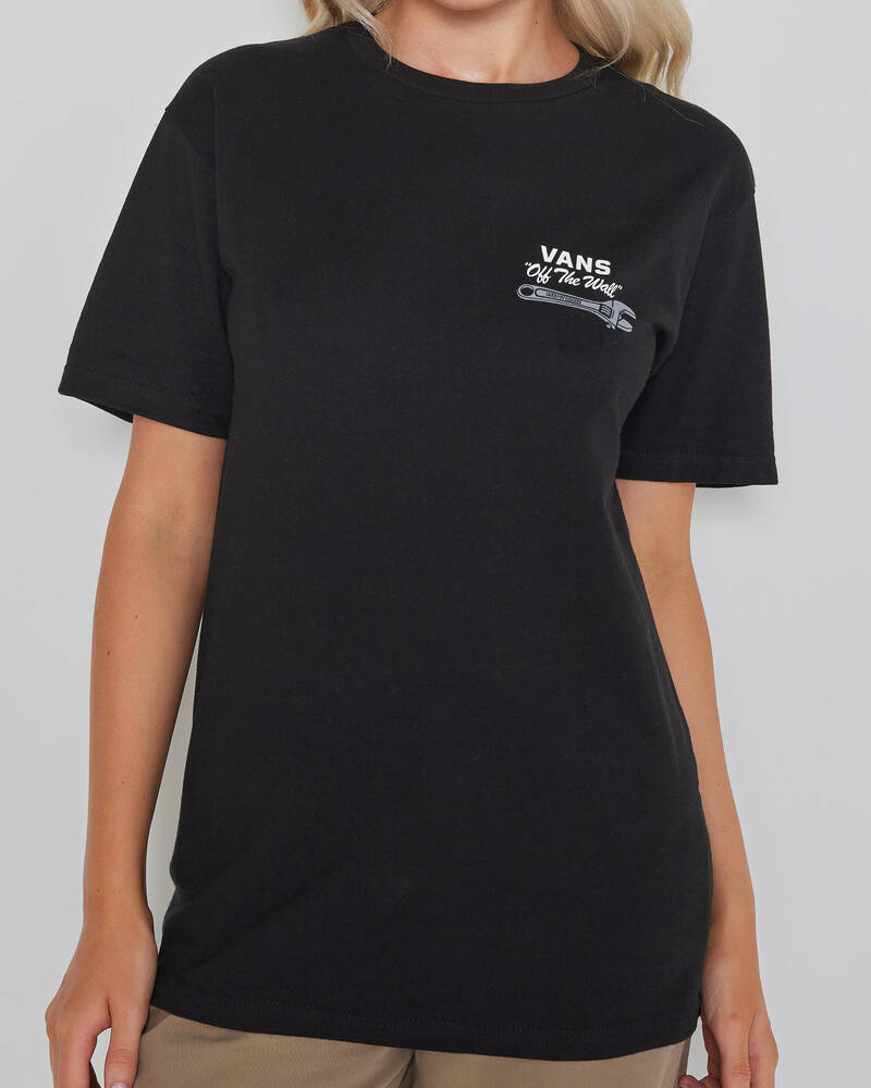 Vans Wrenched Short Sleeve T-Shirt for Womens