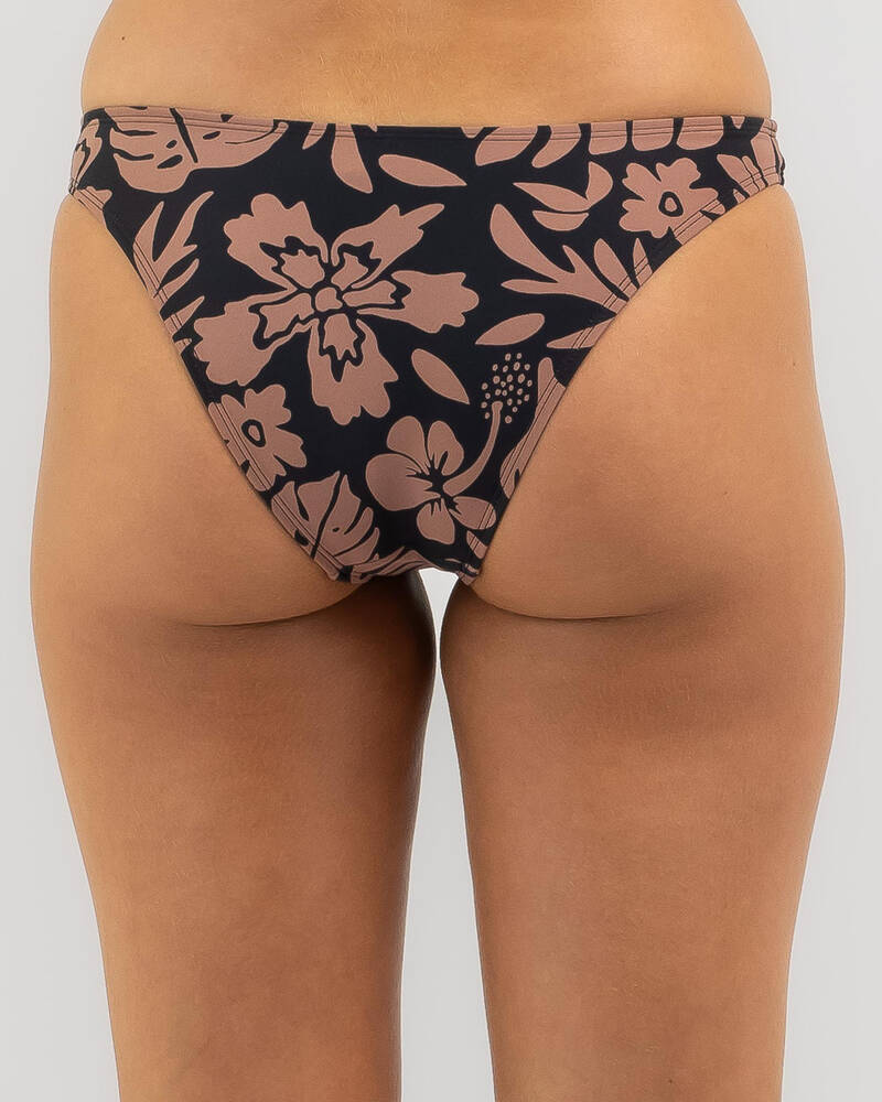 Hurley Bayside High Cut Bikini Bottom for Womens