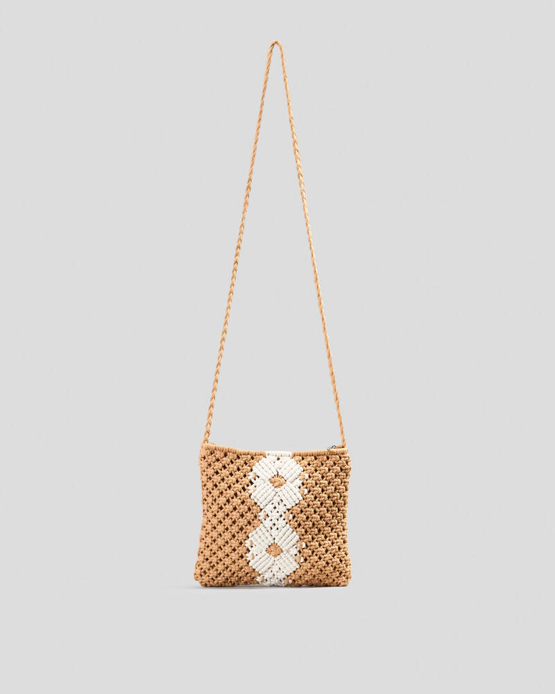 Mooloola Coolum Macrame Crossbody Bag for Womens