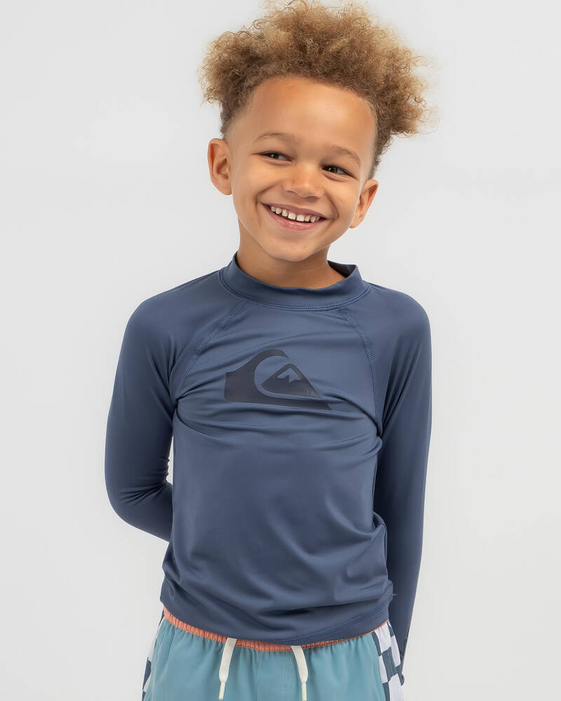 Quiksilver Toddlers' All Time Long Sleeve Rash Vest for Mens