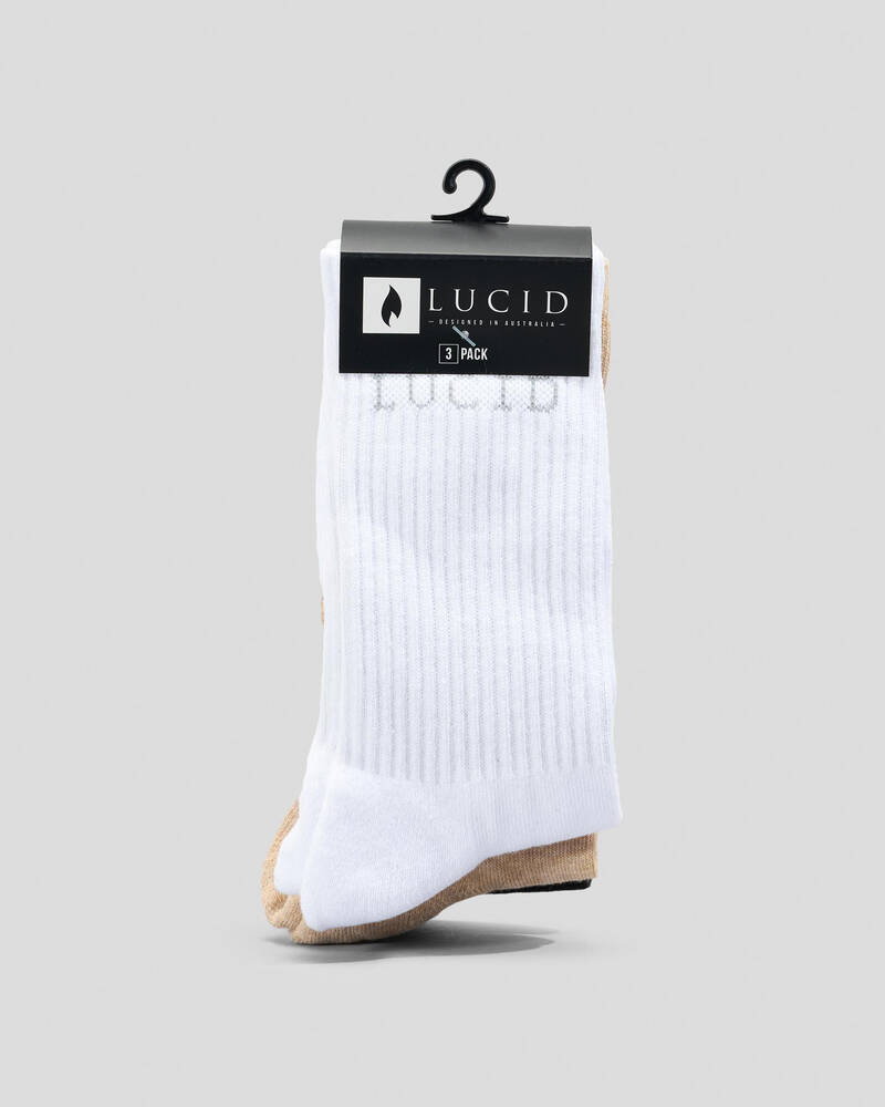 Lucid Diffuse Socks 3 Pack for Unisex