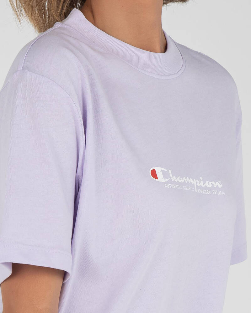 Champion Jersey T-Shirt for Womens