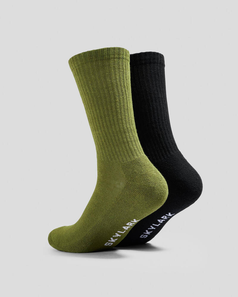 Skylark Mixed Hemp Socks 2 Pack for Mens