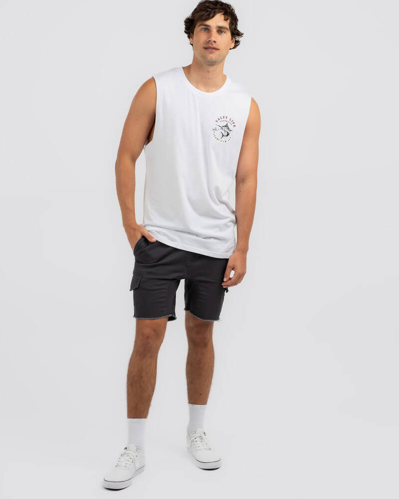 Salty Life Any Bites Muscle Tank for Mens