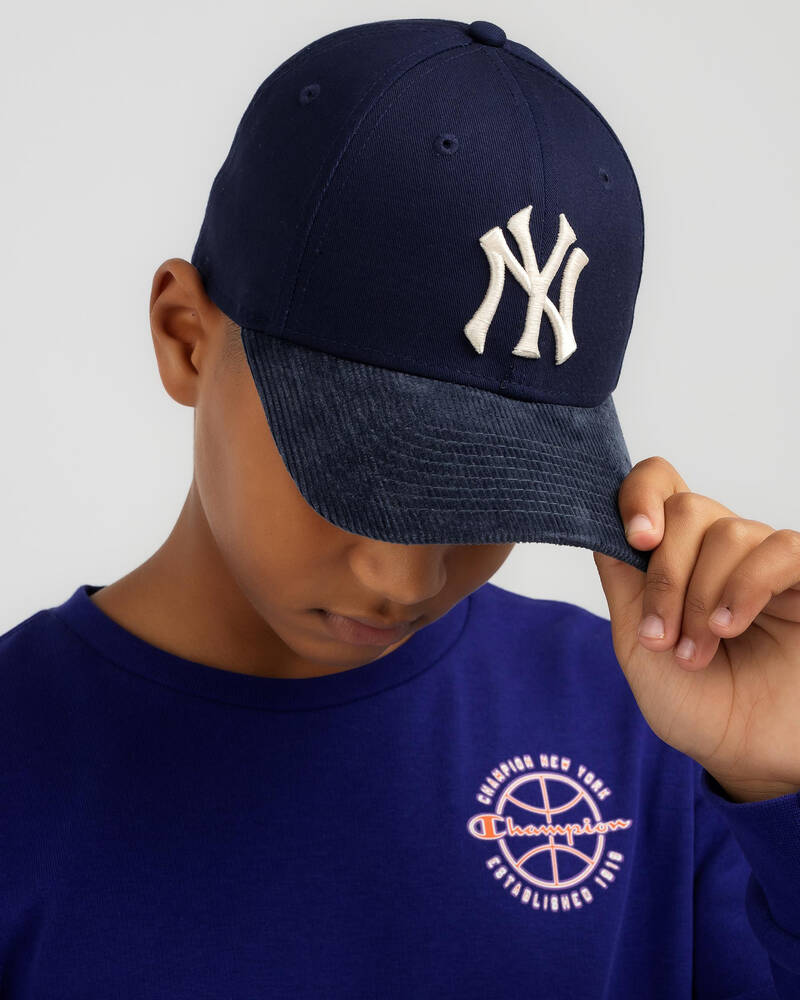 New Era Boys' 9Forty Cord New York Yankees Cap for Mens