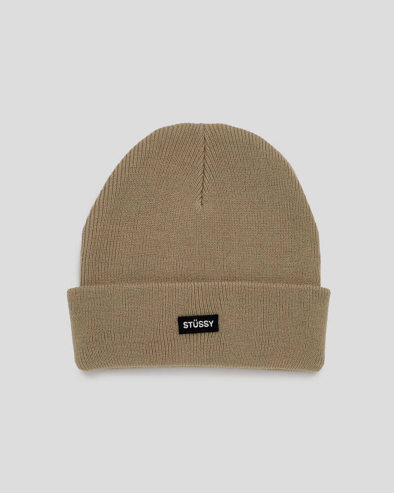 Stussy Logo Badge Cuff Beanie for Mens