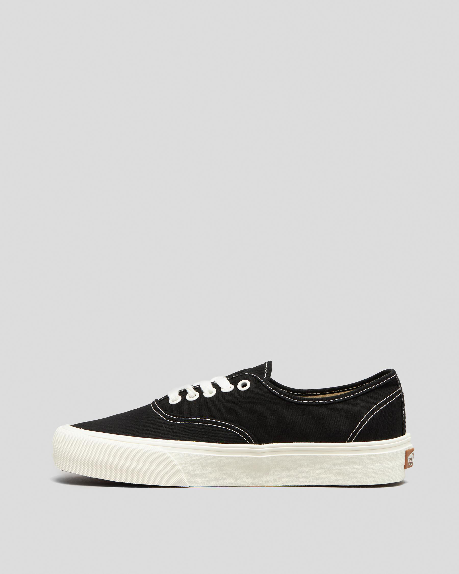 Vans Womens Authentic VR3 Shoes In Black/marshmallow - FREE