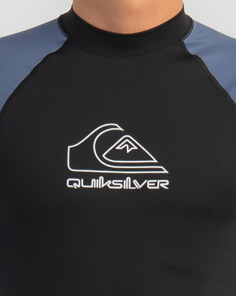 Quiksilver On Tour Short Sleeve Rash Vest for Mens
