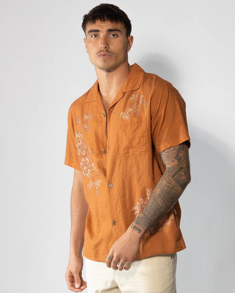 Rhythm Botanica Short Sleeve Shirt for Mens