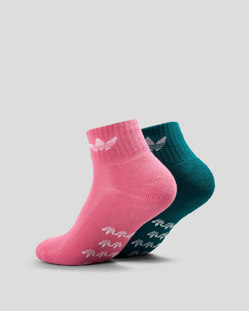 adidas Toddlers' Anti-Slip Socks 2 Pack for Unisex