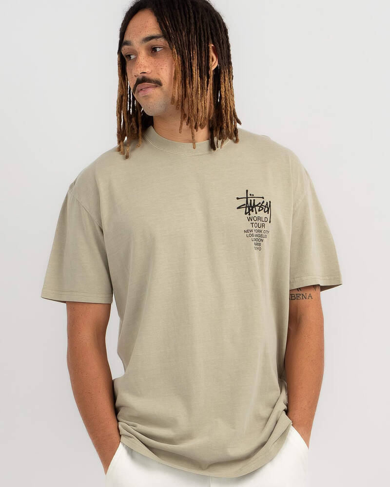 Stussy World Tour T-Shirt for Mens