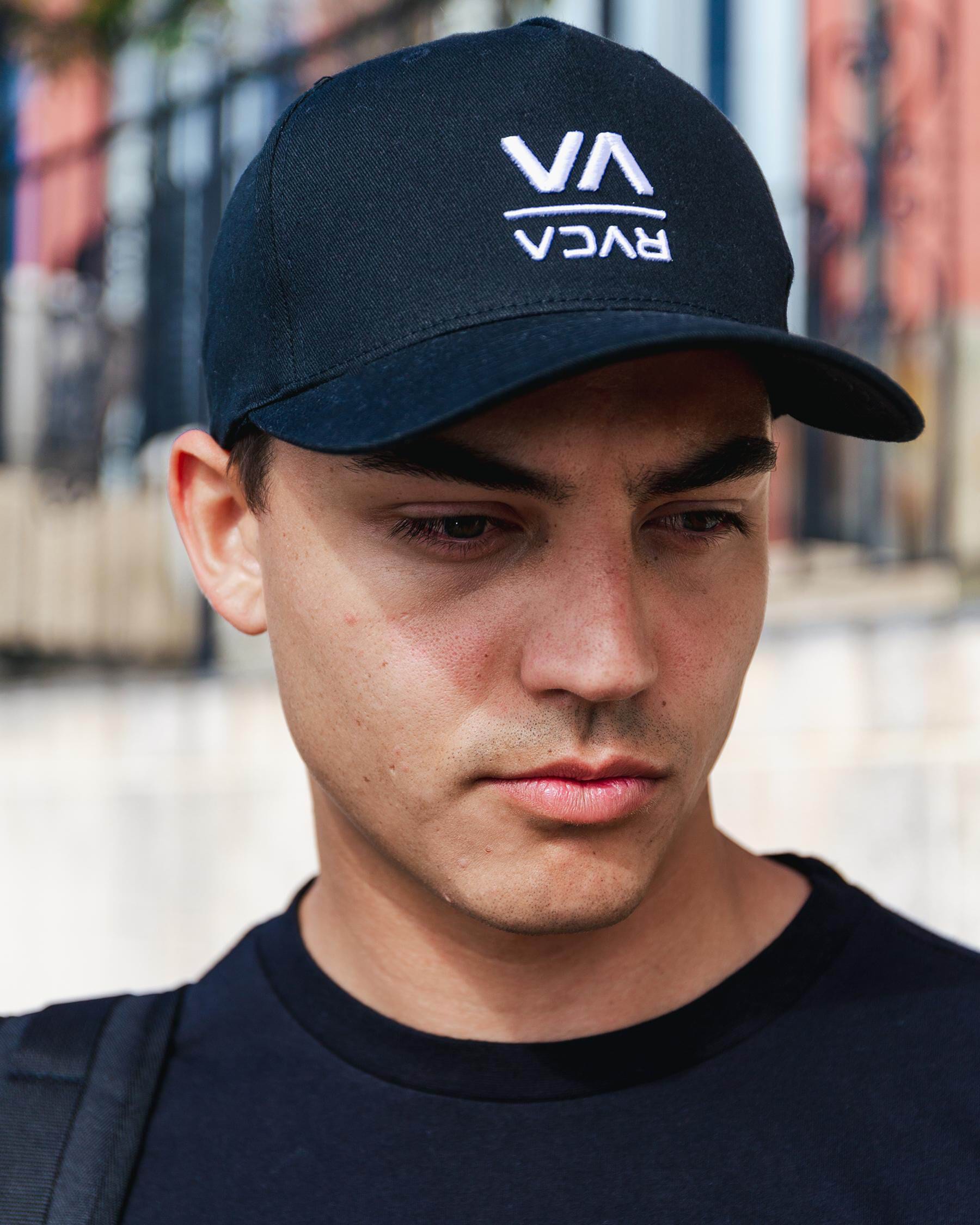 rvca mens snapback hats