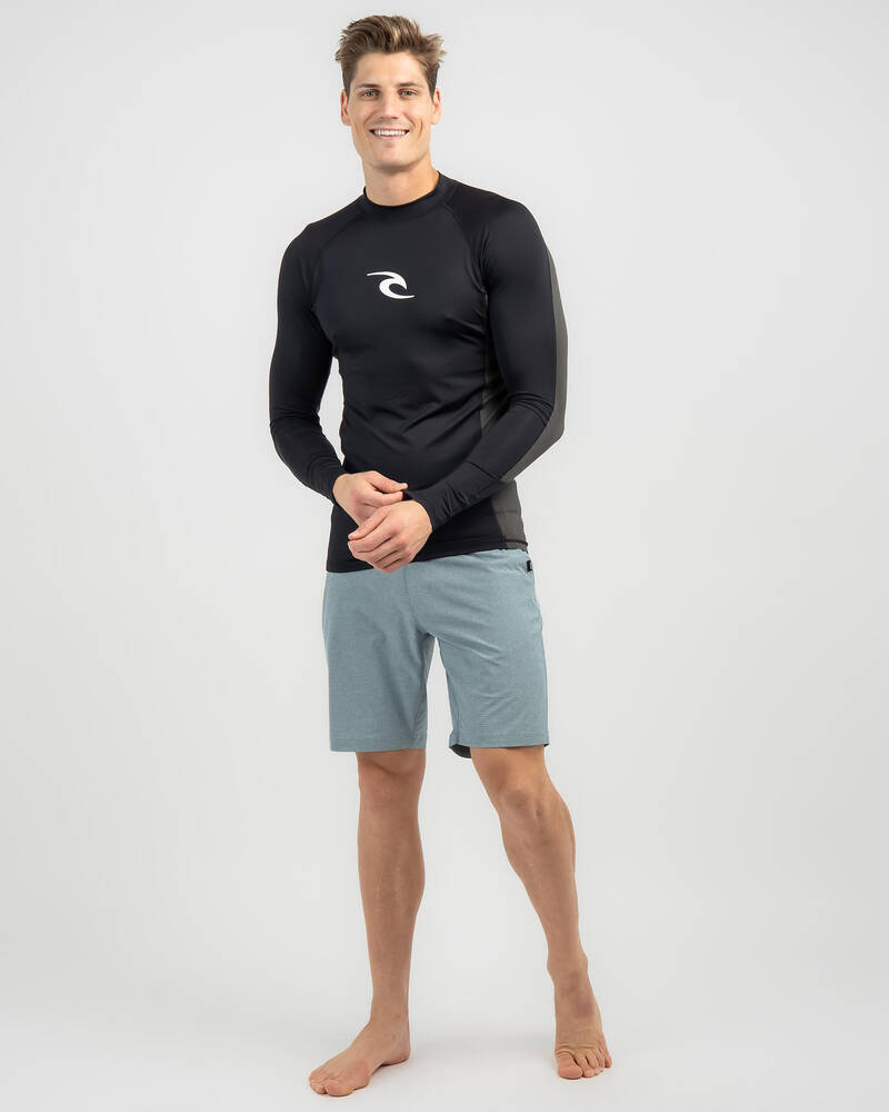 Rip Curl Waves UPF Perf Long Sleeve Rash for Mens