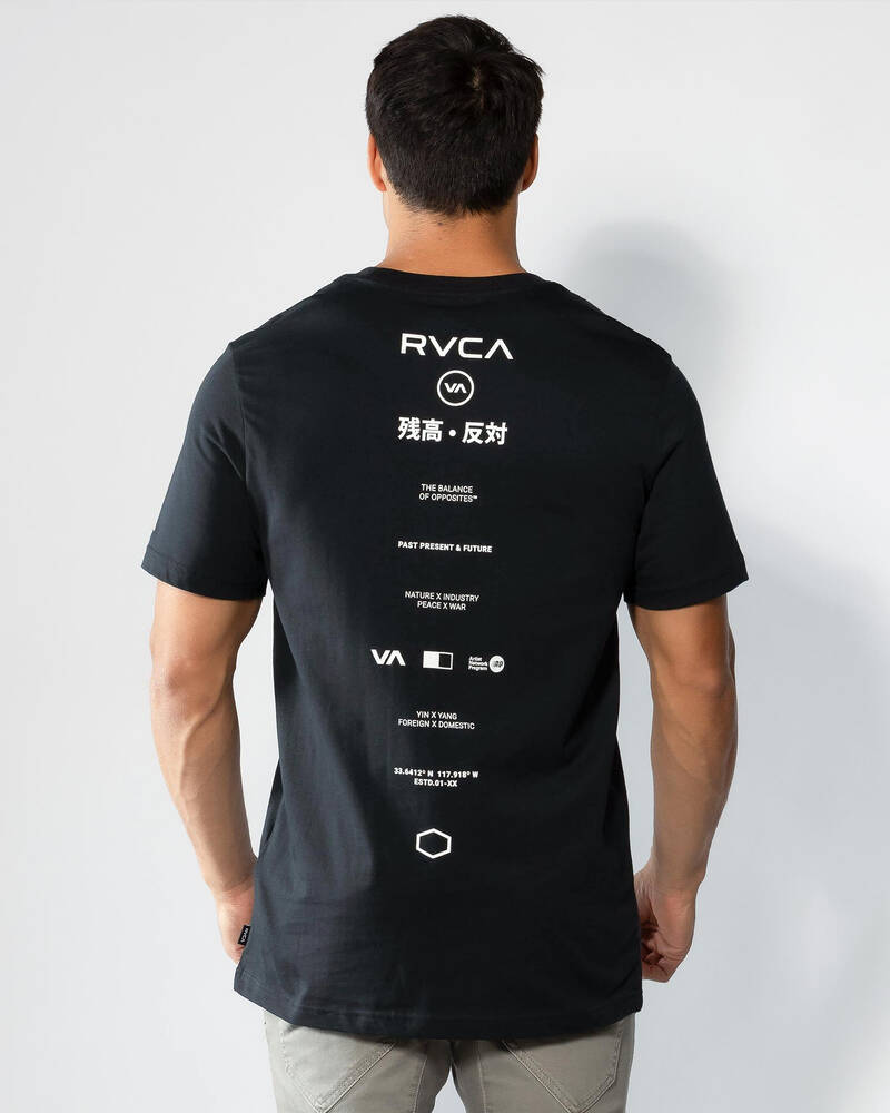 RVCA Credits T-Shirt for Mens