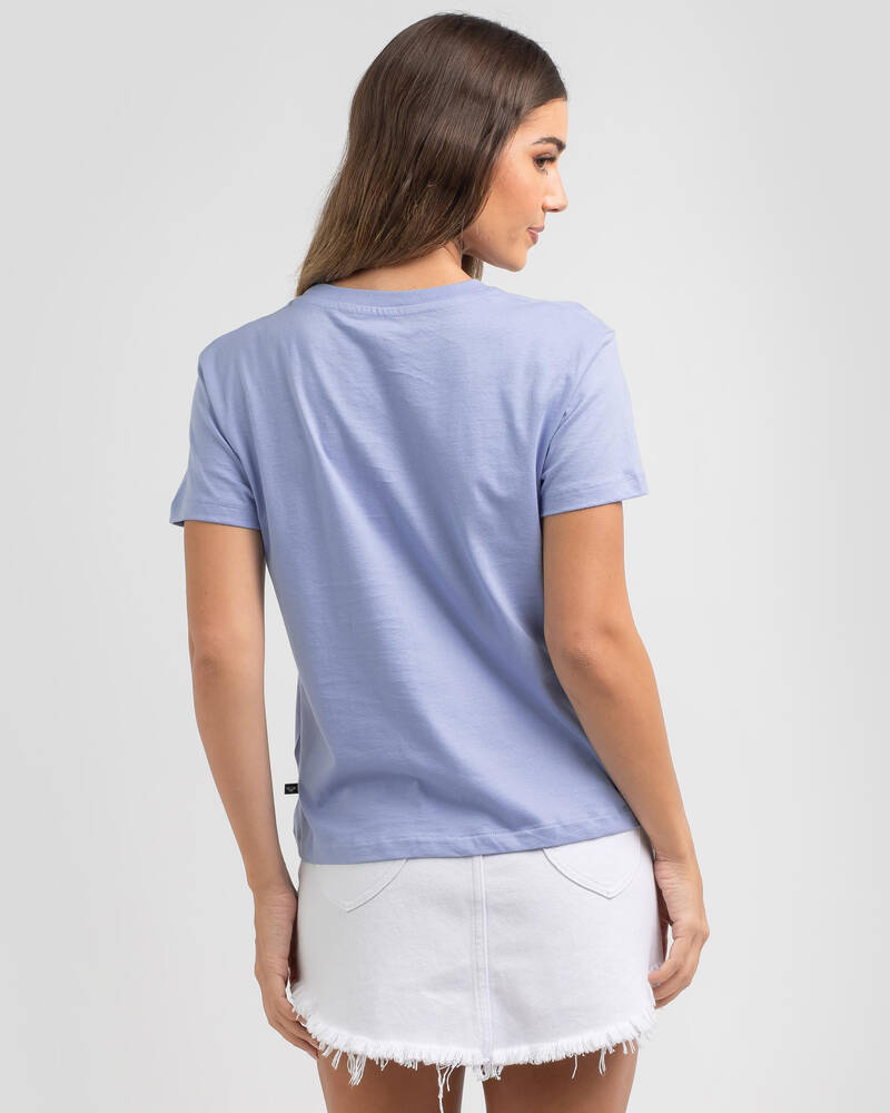 Roxy Epic Afternoon Corpo T-Shirt In Lavender Lust - Fast Shipping ...