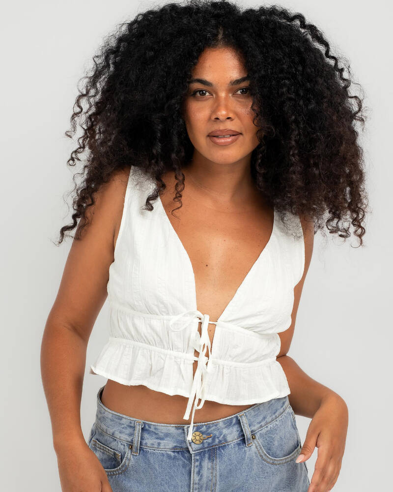 Mooloola Stevie Tie Up Cami Top for Womens