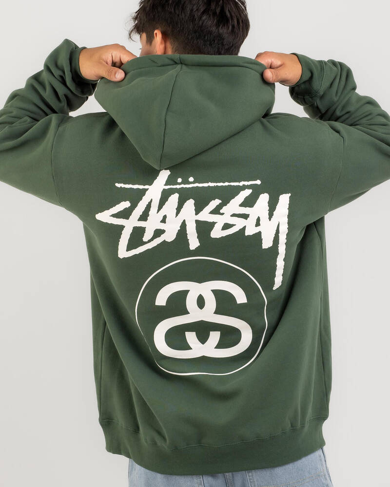 Stussy Solid Stock Link Hoodie for Mens