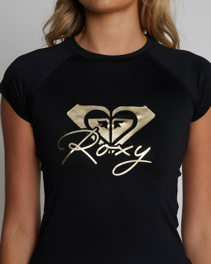 Roxy Cap Sleeve Rash Vest for Womens