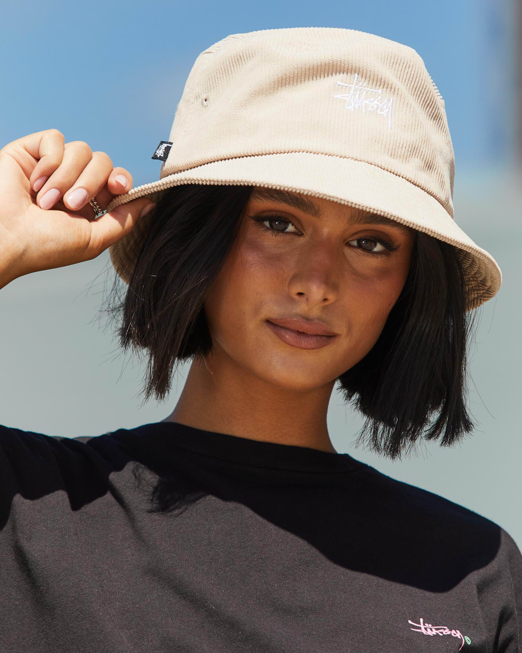 Stussy bucket discount hat women