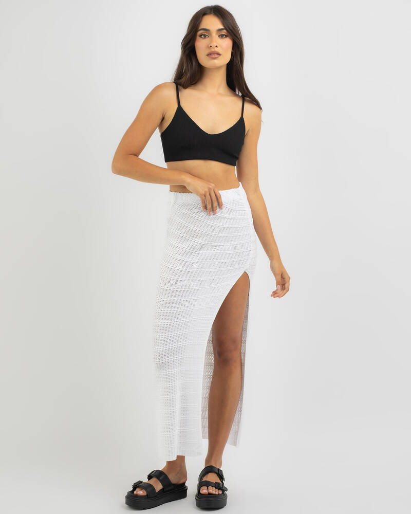 Mooloola Maldives Crochet Maxi Skirt for Womens