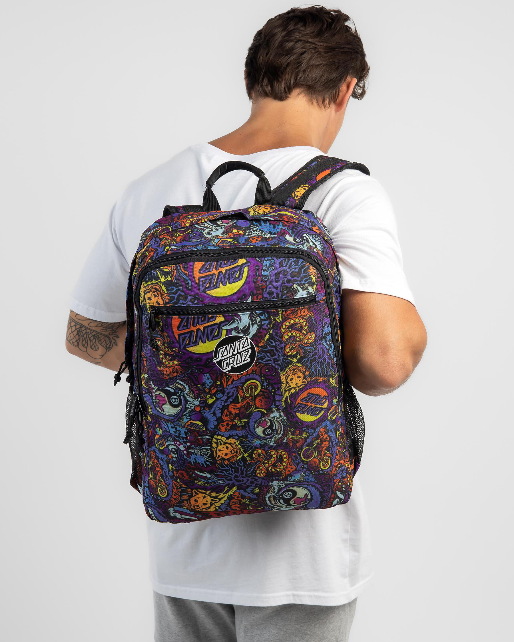 Shop Santa Cruz Winkowski Dope Planet Backpack In Purple Fast Shipping Easy Returns City Beach Australia