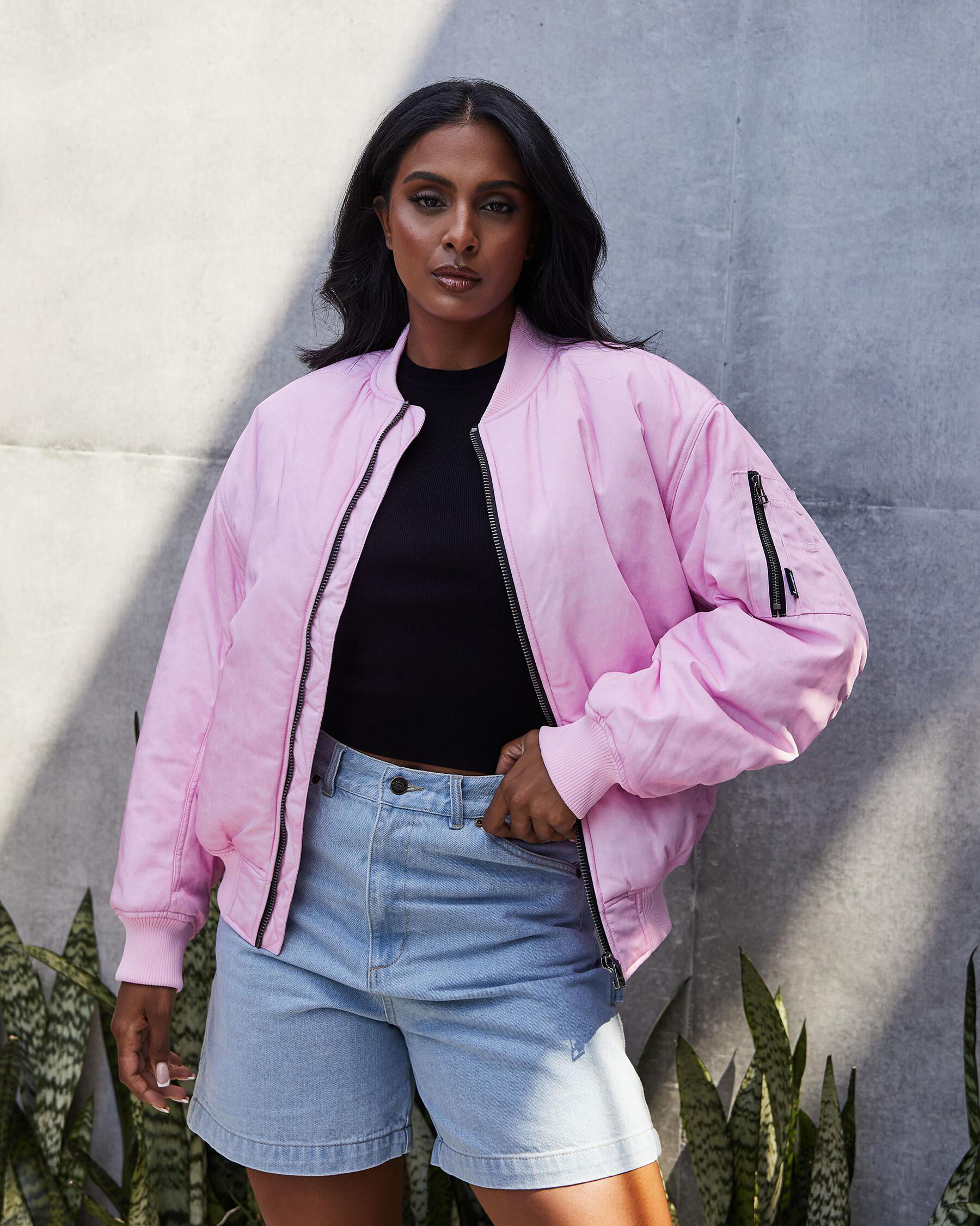 Stussy bomber jacket on sale womens